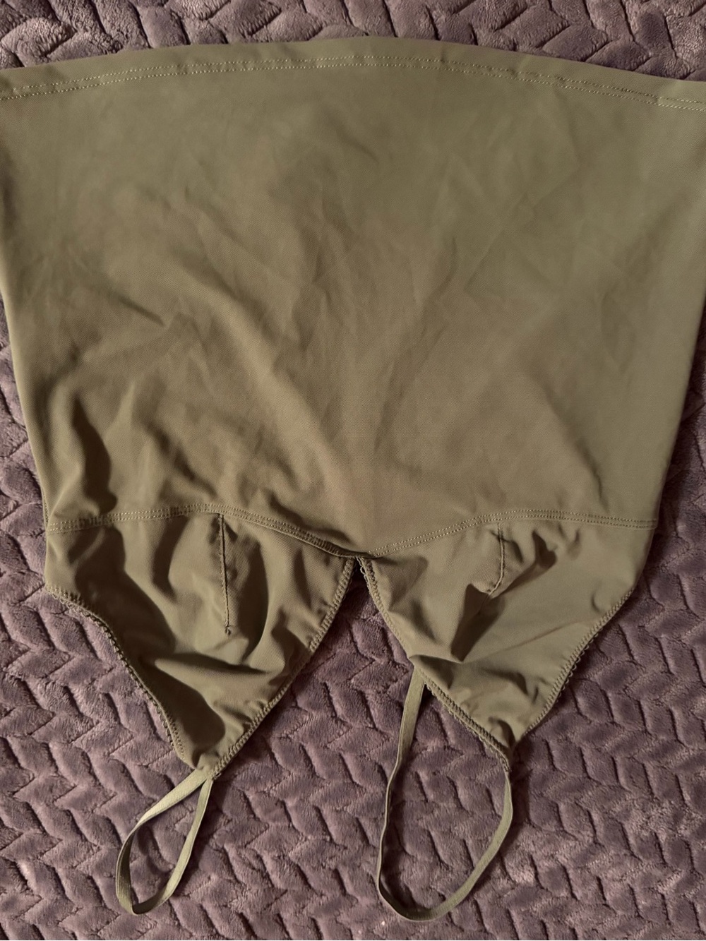 Urban Outfitters Olive Green Strapless Tank Top